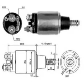 WILMINK GROUP wg1719730 -  Тяговое реле, стартер
